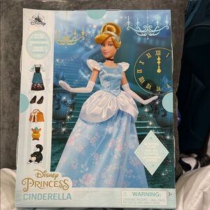 Disney Cinderella Doll from the Park in Blue and White Gown